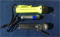 Pelican Sabrelite 2000 Flashlight and 2 others
