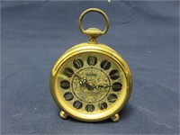 Europa 23 Jewel Brass Alarm clock