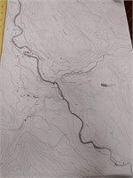 Topographical maps of spotted bear Hungry Horse