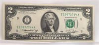 1976 Two Dollar Note  AU