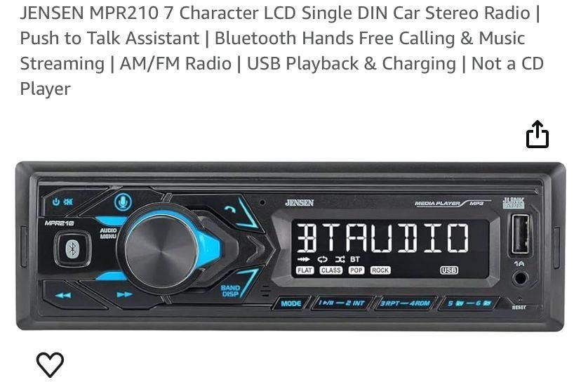 JENSEN MPR210 DIN Car Stereo Radio