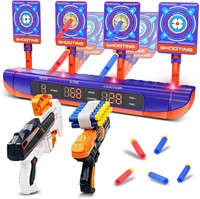 NEW $30 Electronic Shooting Target w/2 Toy Guns