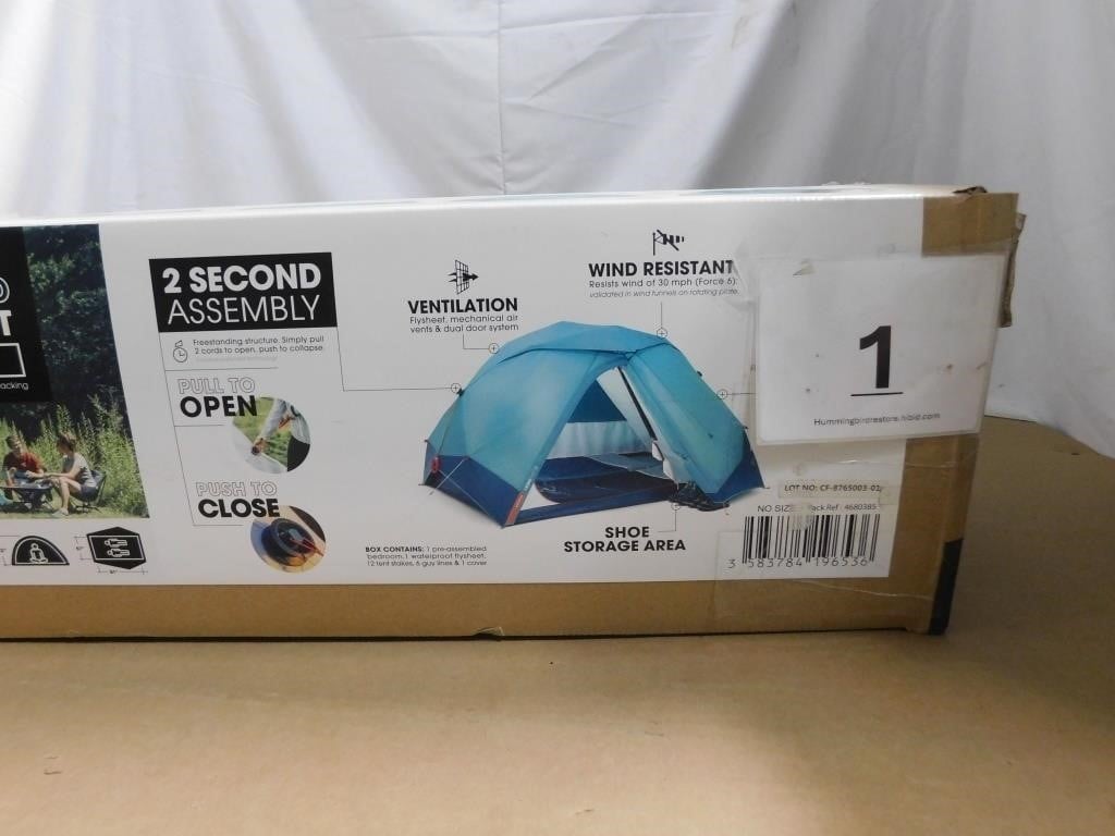 Decathalon 2 second easy tent