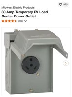 30 Amp Center Power Outlet