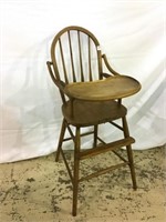 Very Nice Child's Bentwood High Chair