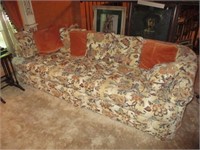 vintage floral couch