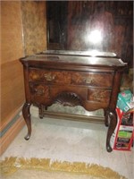 vintage wooden side table