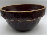 BROWN USA CROCK BOWL