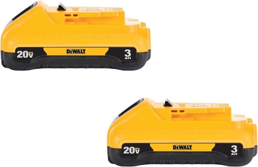 C2429  DEWALT 20V Battery, 3 Ah, 2-Pack