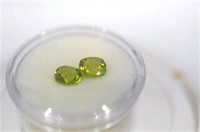 2.15 Ct. Cushion Cut Peridot Gemstones