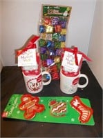 New Never Used Cookie Cutters & Mugs