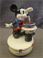 7" VINTAGE SCHMID MICKEY MOUSE MUSIC BOX PLAYS
