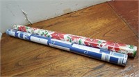 Blue-Red 2 Rolls Christmas Wrap