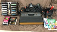 Atari console & games lot