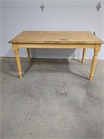 Farmhouse style wooden table - 60"w x 36"d x 3