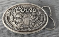 Old Coors Belt Buckle
