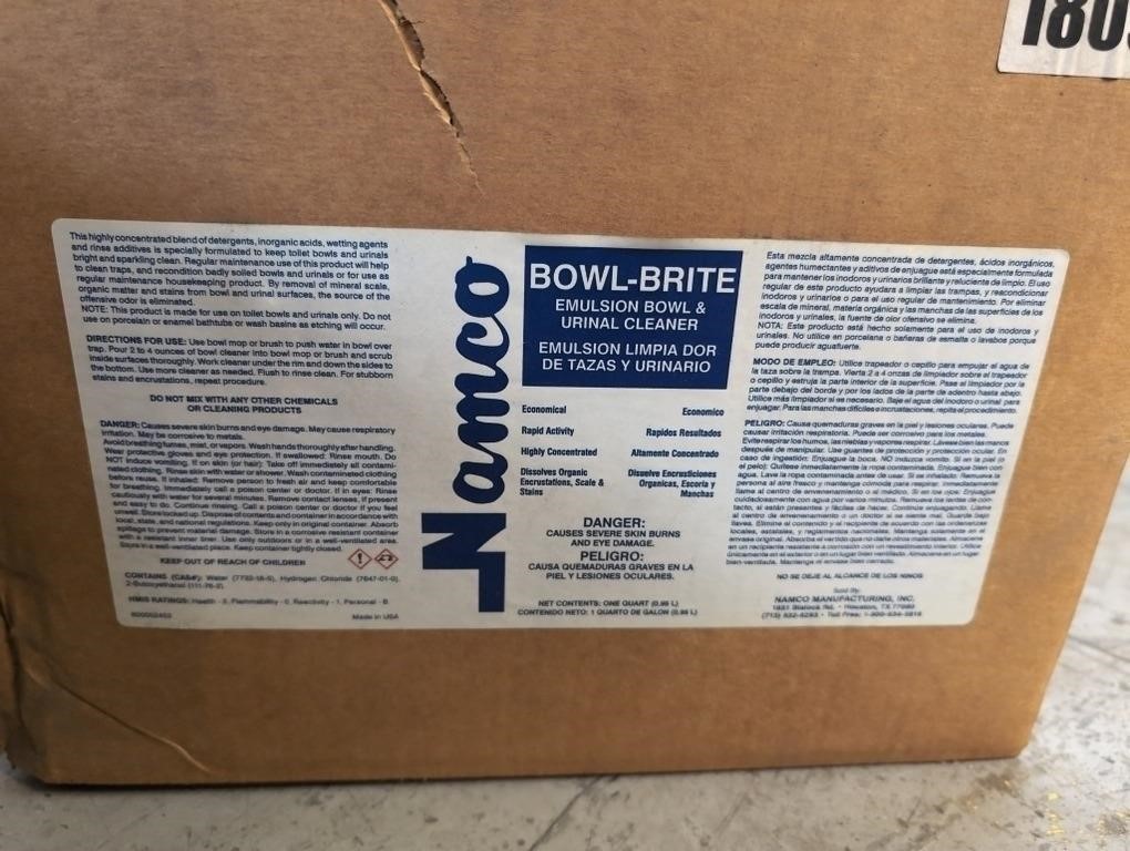 Bulk Lot of Namco Bowl-Brite Cleaner