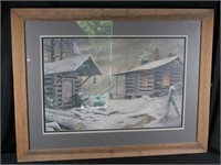 Framed Print Home Fires by Lee Roberson 33x26
