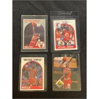 (4) Vintage Michael Jordan Cards