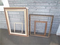 Picture frames - largest is 36" x 27"