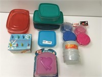 Lot of Sealable Containers Most New & Freezer Pop