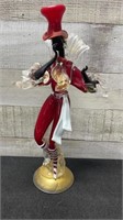 Vintage 1960's Large Murano Figure Dancing 12" Tal