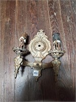 Vintage double lighted wallscounce