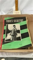 Vintage today’s secretary’s magazines