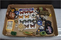 Odds and Ends, Pin Back Buttons, Patches, etc