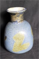 Vintage Cotter studio decorated pottery vase