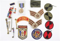 Military Regalia Patches Bars And Medal