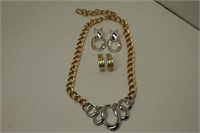 Cosmetic Jewelry Necklace and 2 Earring Sets