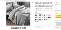 SONORO KATE Bed Sheet Set Super Soft Microfiber