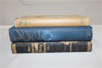 Three vintage books "The Illustrious Life And