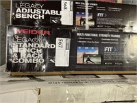 WEIDER LEGACY STANDARD BENCH AND RACK COMBO