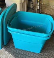 Two Storage Totes