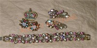 Vintage costume jewelry set