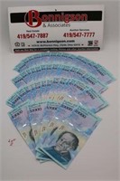 1 - Pack of new Venezuela paper money