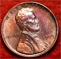 RARE 1909 VDB US WHEAT PENNY UNCIRCULATED COIN