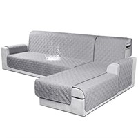 VANSOFY Sectional Couch Covers 100% Waterproof L