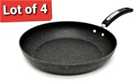 Lot of 4, Starfrit, The Rock Classic 8" Fry Pan