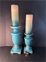 Ceramic Candleholders & Battery Operated Candles..