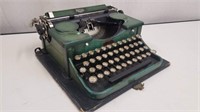 1930s Green Royal Model P Portable Typewriter