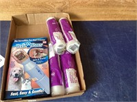 (NIB) pet trimmers and paint rollers