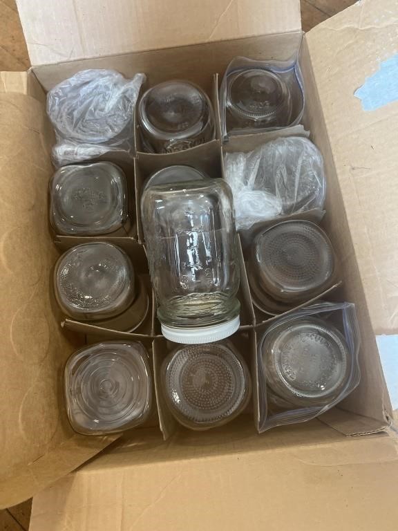 2 BOXES OF PINT CANNING JARS