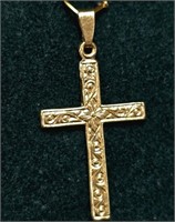 $420 14K  0.93G Cross  Pendant