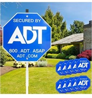 ADT Security Signs for Yard with Stake