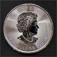 2016 Canada 1 oz Silver Maple Leaf BU