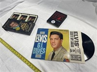 ELVIS G.I. BLUES LP, THREE 8-TRAK TAPES, CONCERT