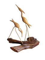 JP (John) Spence Signed Stork Sculpture